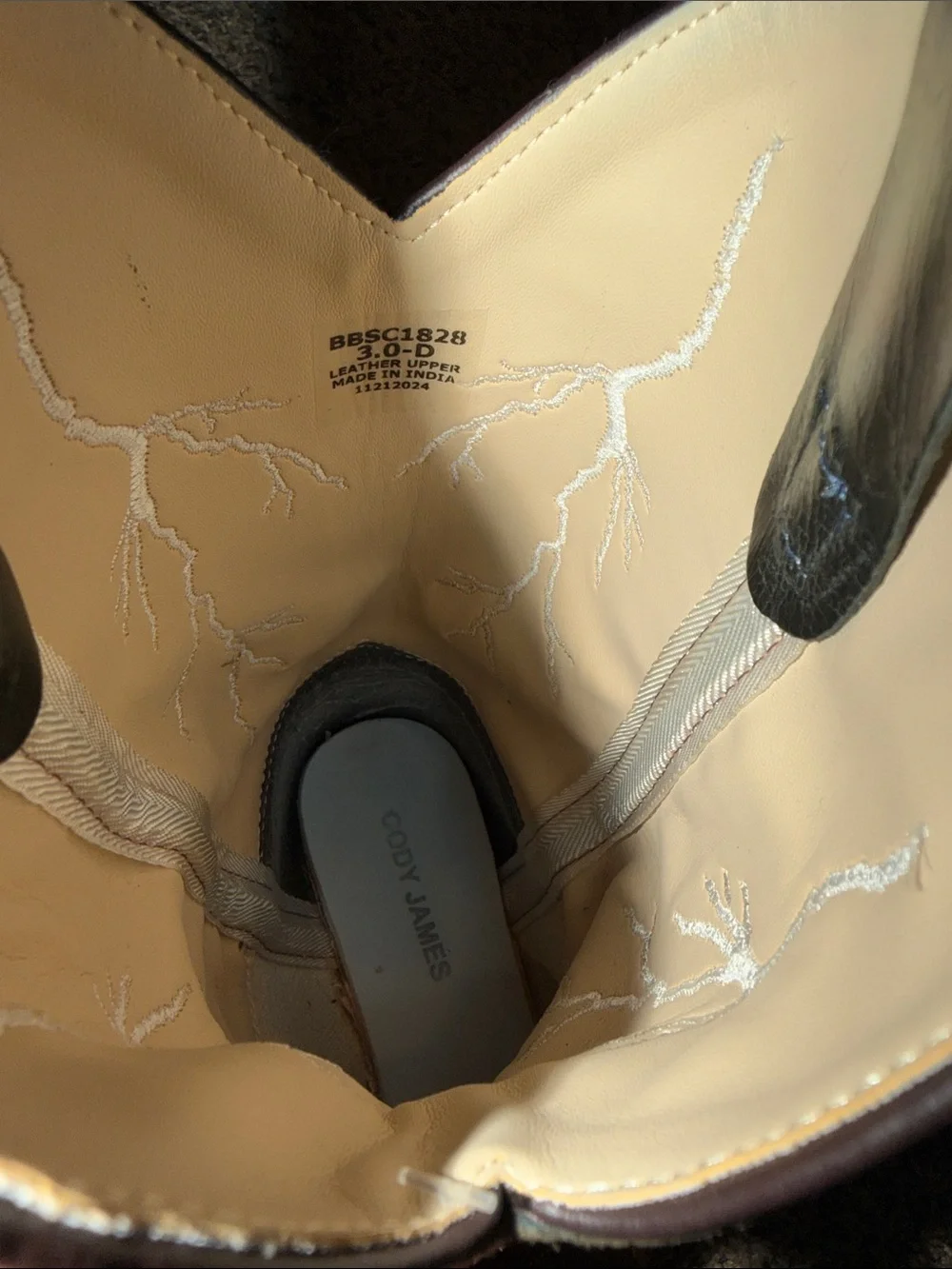 Kids Two-Tone Brown and Black Western Pull-On Boots